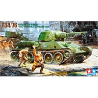 T34/76 Russian T34/76 Tank ChTZ Version Tamiya 1:35 Byggsats