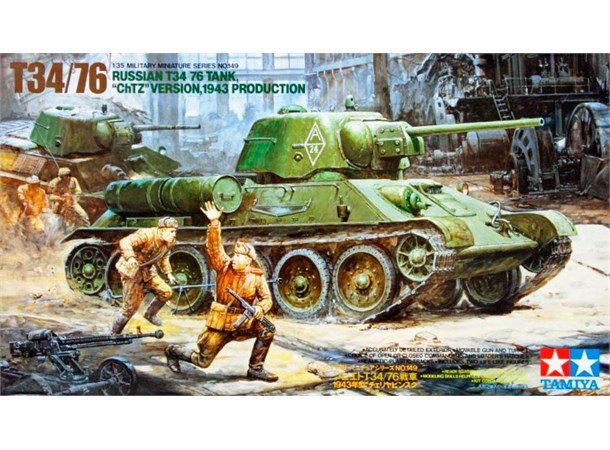 T34/76 Russian T34/76 Tank ChTZ Version Tamiya 1:35 Byggsats 