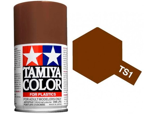 Tamiya Airspray TS-1 Red Brown Tamiya 85001 - 100ml 
