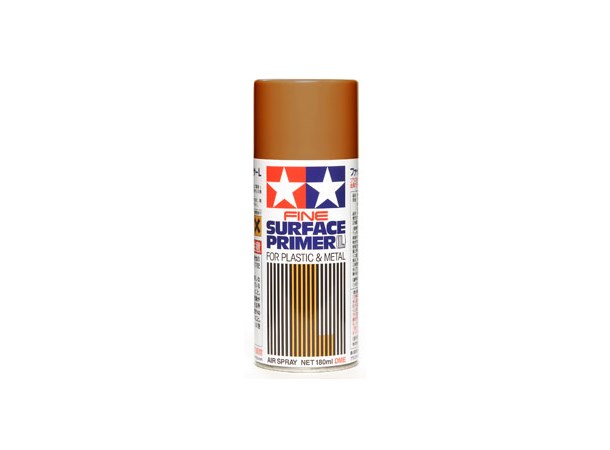 Tamiya Fine Surface Primer L Oxide Red 180ml Spray Can Plastic/Metal 
