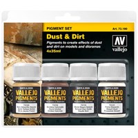 Vallejo Pigment Set Dust & Dirt 