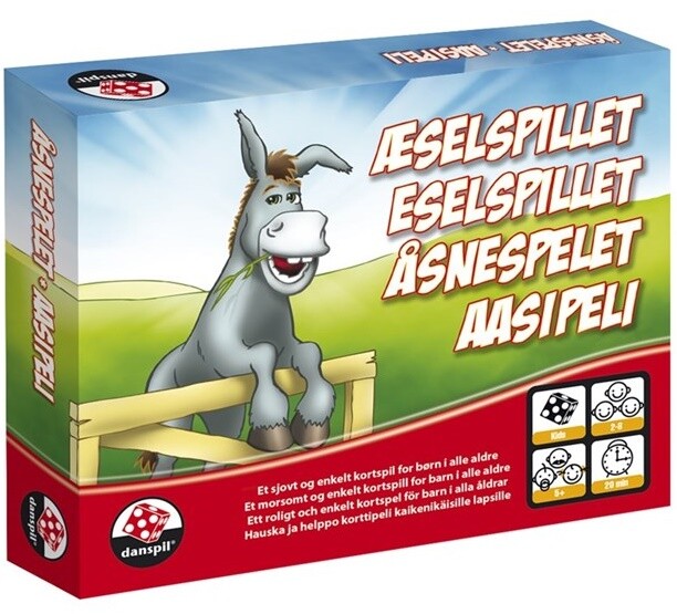 Åsnespelet Kortspel Svensk utgåva