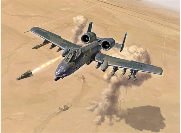 A-10 A/C Thunderbolt II Gulf War Italeri 1:72 Byggsats 