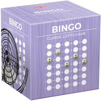 Bingo Spel Komplett Med metallbur, brickor och blockar