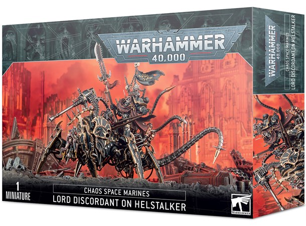 Chaos Space Marines Lord Discordant Warhammer 40K On Helstalker 