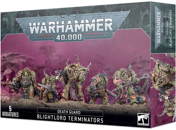 Death Guard Blightlord Terminators Warhammer 40K 