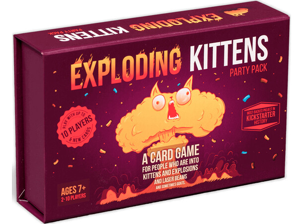 Exploding Kittens Party Pack Kortspel Upp till 10 spelare 