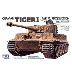 German Tiger I Mid Production Tamiya 1:35 Byggsats