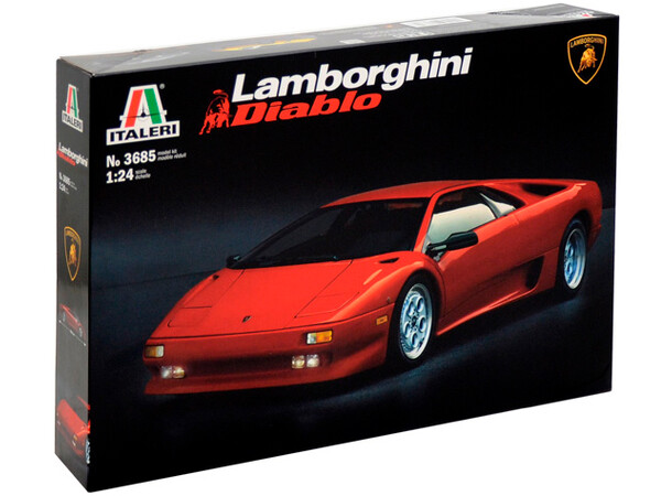 Lamborghini Diablo Italeri 1:24 Byggsats 