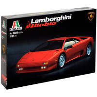 Lamborghini Diablo Italeri 1:24 Byggsats