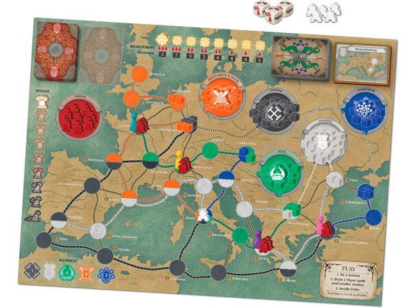 Pandemic Fall of Rome Brädspel