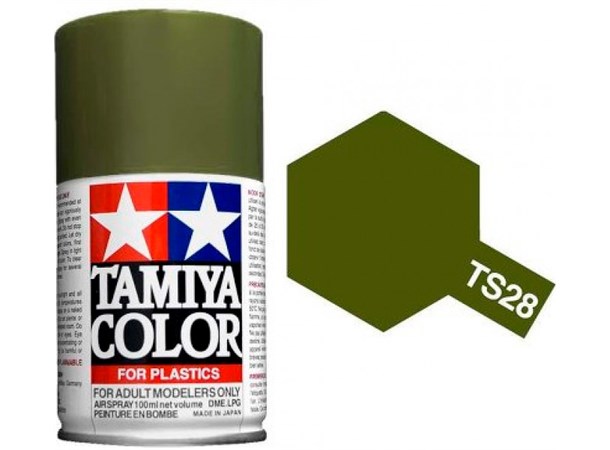 Tamiya Airspray TS-28 Olive Drab 2 Tamiya 85028 - 100ml 