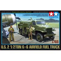 US 2 1/2ton 6x6 Airfield Fuel Truck Tamiya 1:48 Byggesett