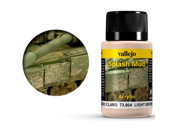 Vallejo Mud Splash Mud Light Brown 40ml 