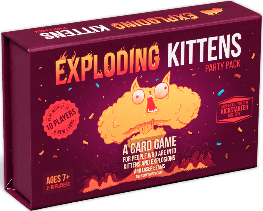 Exploding Kittens Party Pack Kortspel Upp till 10 spelare
