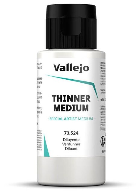 Vallejo Medium Thinner - 60ml