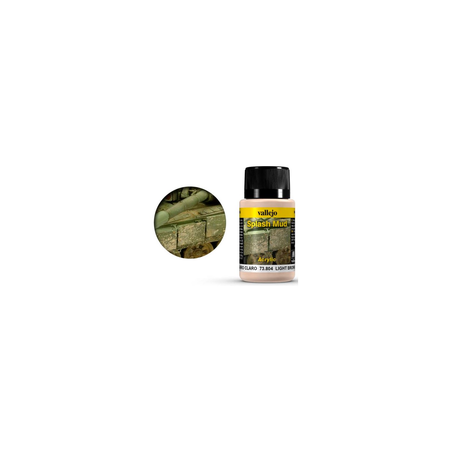 Vallejo Mud Splash Mud Light Brown 40ml