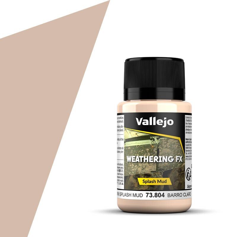 Vallejo Mud Splash Mud Light Brown 40ml