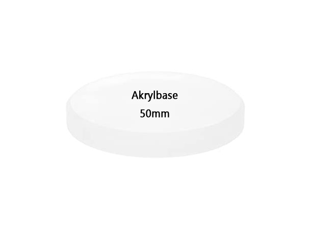 Akrylbaser Rund 50mm (5 stk) 
