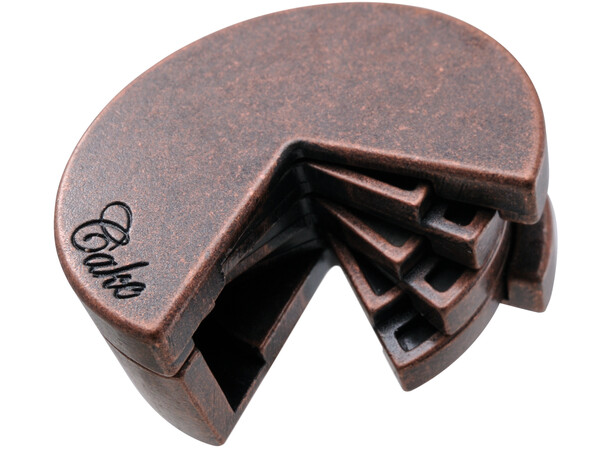 Cast Puzzle 4/6 Cake Hjärngympa i metall Svårighetsgrad 4/6 
