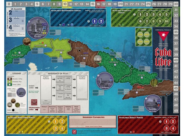 Cuba Libre Brädspel Fourth Printing 