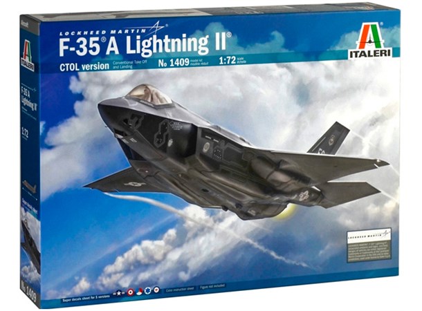 F-35 A Lighting II CTOL Version Italeri 1:72 Byggesett 
