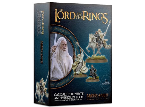 Gandalf the White & Peregrin Took Lord of the Rings Strategy Battle Game 
