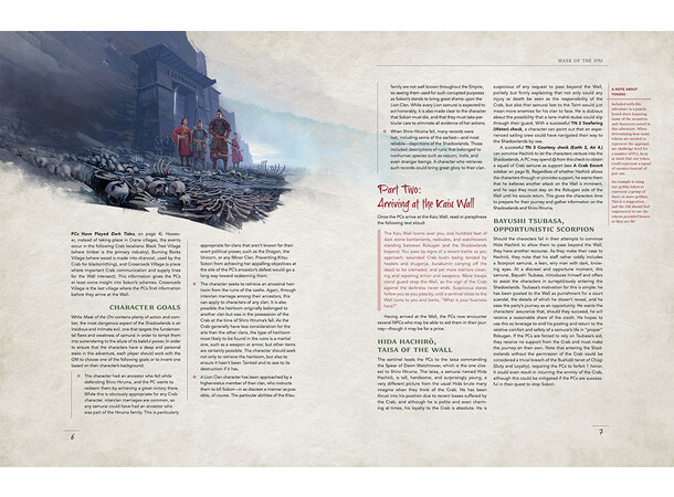 Legend of the 5 Rings RPG Mask of Oni Mask of the Oni Adventure 