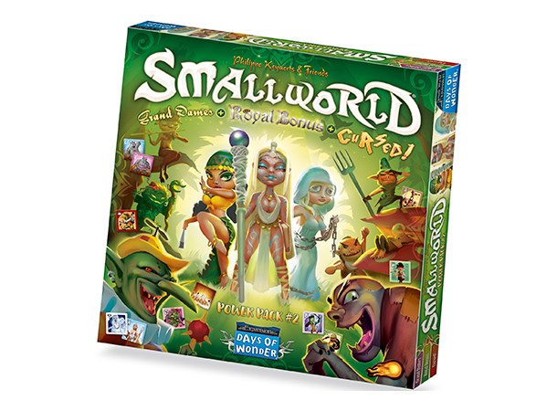 Small World Power Pack 2 Expansion Grand Dames + Royal Bonus + Cursed! 