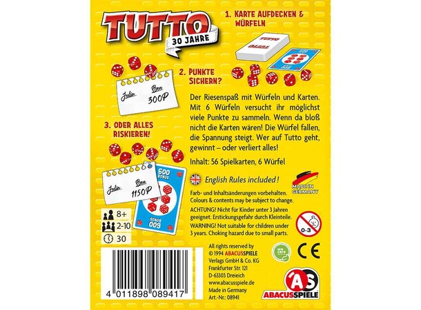 Tutto Tärningsspel 