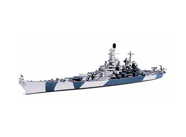 US Navy Battleship BB-61 Iowa Tamiya 1:700 Byggsats 