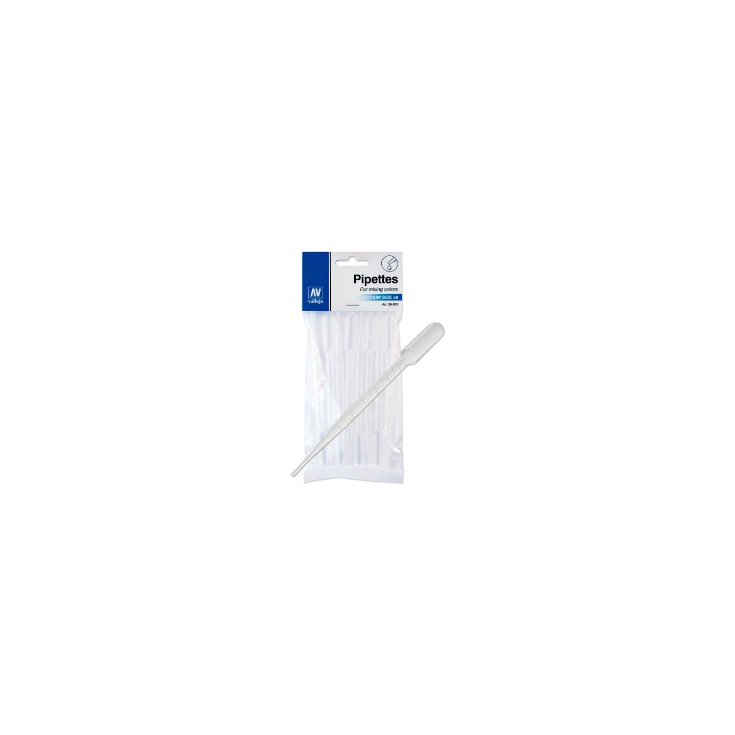 Vallejo Pipettes/Pipetter (3ml) - 8 st Droppräknare