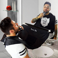 Beard Shaving Buddy Apron Säg adjö till skäggrester i handfatet