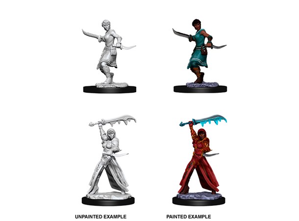 D&D Figur Nolzur Human Rogue Female Nolzur's Marvelous Miniatures - Ej målad 