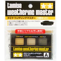 Tamiya Weathering Master A-Set Sand, Light Sand, Mud