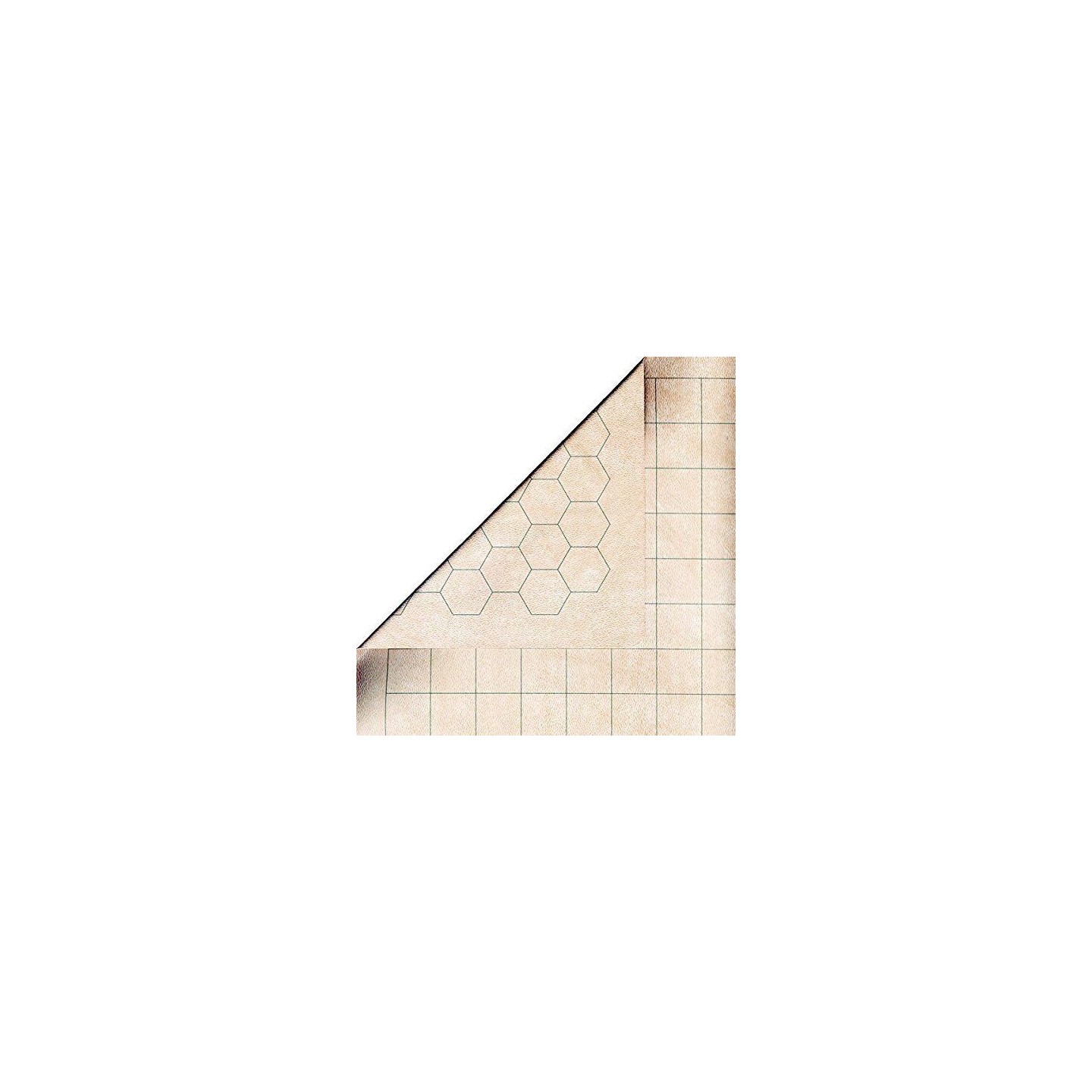 RPG Battlemat 66x60 cm - rutnät  3,8 cm 23,5x26” Vändbart rutnät sexkant 3,8 cm