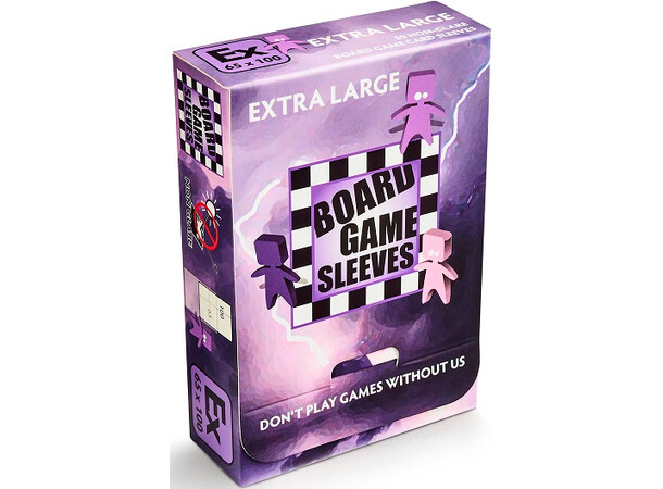 Brädspel Kortskydd 100 st 65x100 Extra Large 