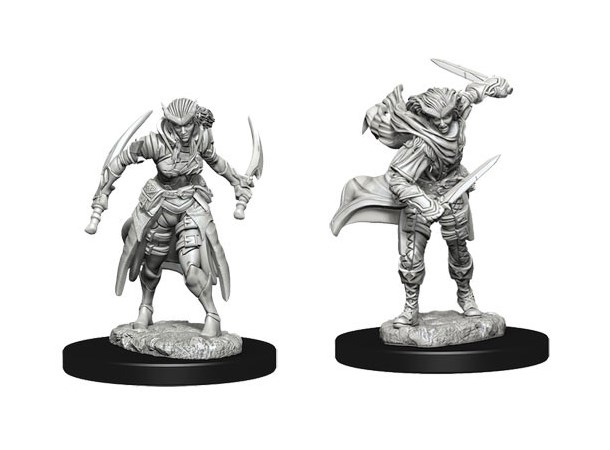 D&D Figur Nolzur Tiefling Rogue Female Nolzur's Marvelous Miniatures - Ej målad 