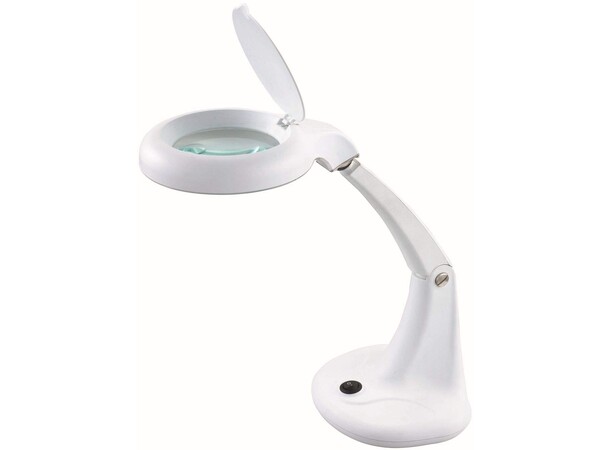 UNILUX LED-lampa med förstoringsglas Lampa för miniatyr- och hobbyarbeten 