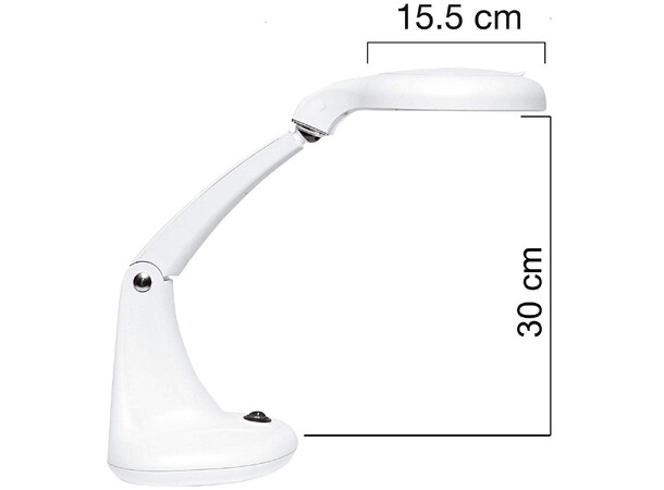 UNILUX LED-lampa med förstoringsglas Lampa för miniatyr- och hobbyarbeten 
