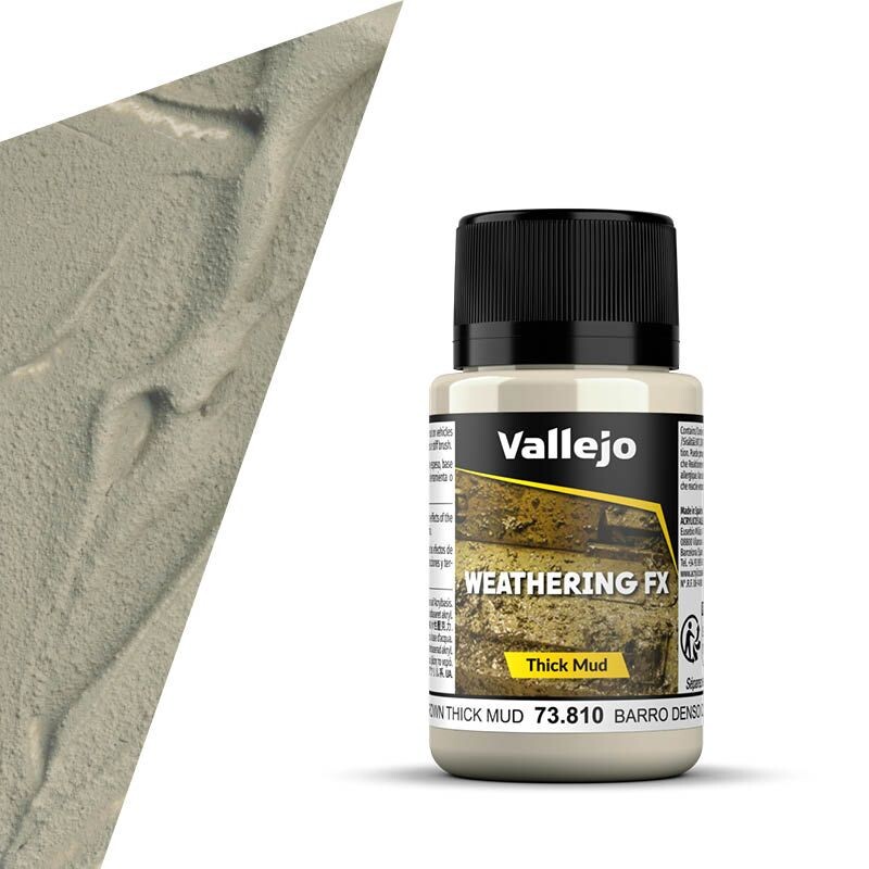 Vallejo Mud Thick Mud Light Brown - 40ml