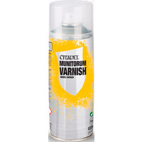 Citadel Spray Munitorum Varnish Klarlack - Semi matt/Satin finish