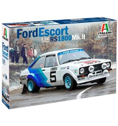 Ford Escort RS1800 Mk.II 16,7 cm Italeri 1:24 Byggsats