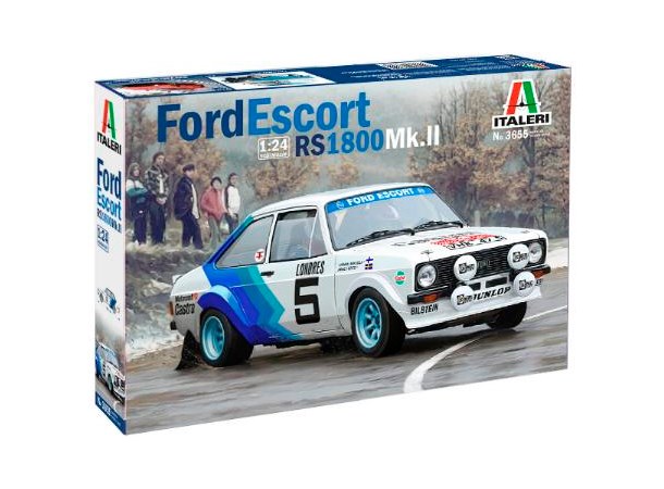 Ford Escort RS1800 Mk.II 16,7 cm Italeri 1:24 Byggsats 