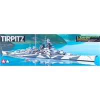 German Battleship Tirpitz Tamiya 1:350 Byggsats