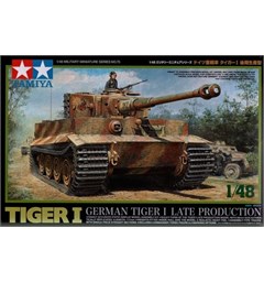 German Tiger I Late Production Tamiya 1:48 Byggsats