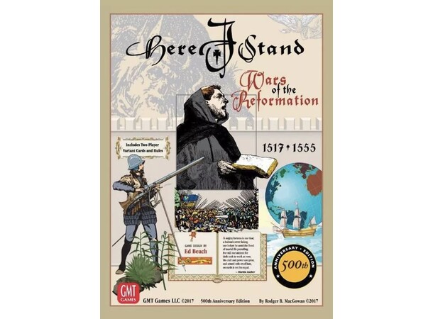 Here I Stand Wars of the Reformation 500th Anniversary Edition Brädspel 