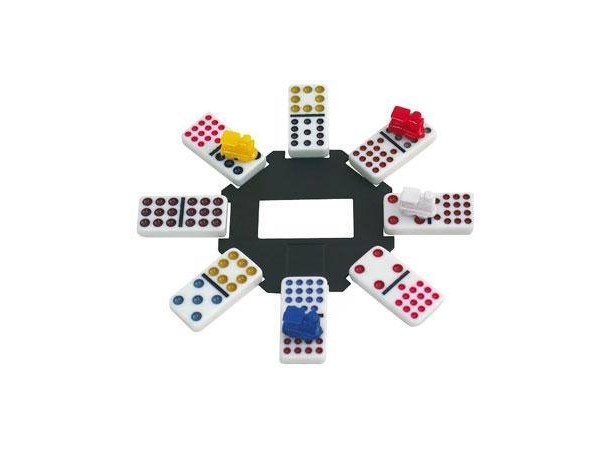 Mexican Train Domino Original Brettspill Metallboks