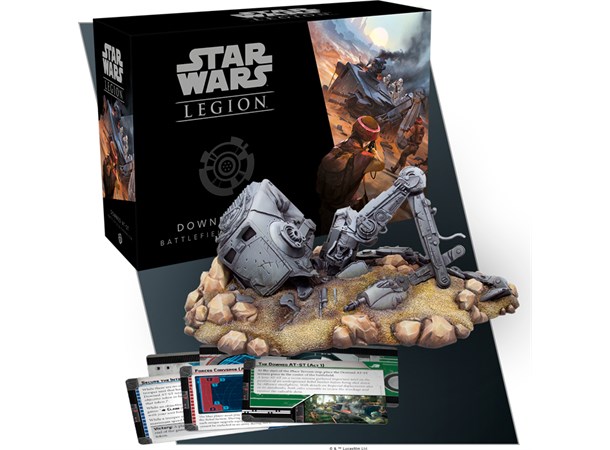 Star Wars Legion Downed AT-ST Expansion Expansion till Star Wars Legion 