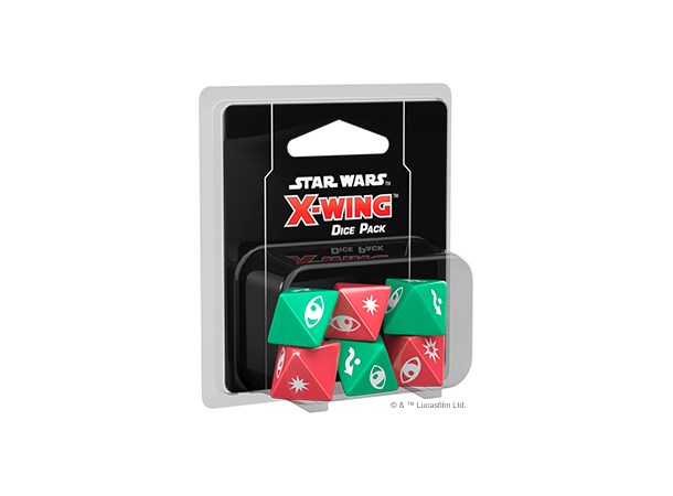 Star Wars X-Wing Dice Pack Ekstra terningsett til X-Wing Second Ed 
